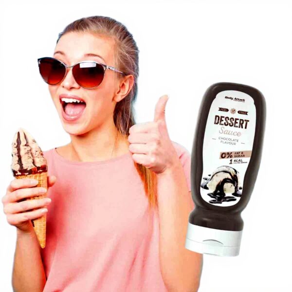 Body Attack Schokoladensauce kalorienarm vegan 2er Pack