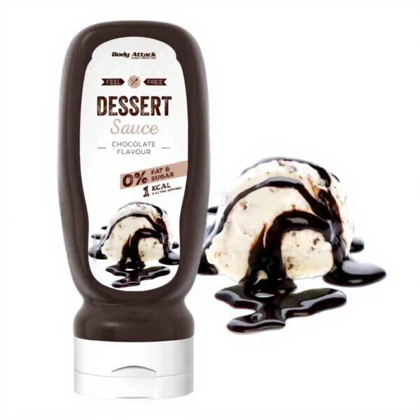 Body Attack Schokoladensauce kalorienarm vegan 2er Pack