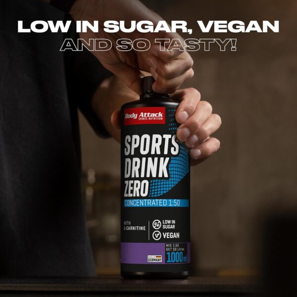 Body Attack Low Carb Sports Drink Peach-Icetea Konzentrat-4