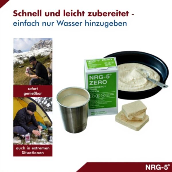 NRG-5 ZERO Notration glutenfrei Notfallnahrung Energie