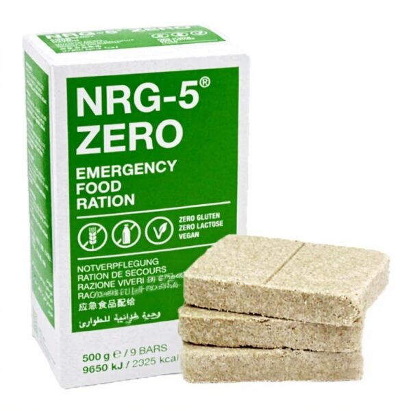 NRG-5 ZERO Notration glutenfrei Notfallnahrung Energie