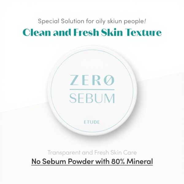 Etude House Zero Sebum Puder ölkontrollierend mineralisch