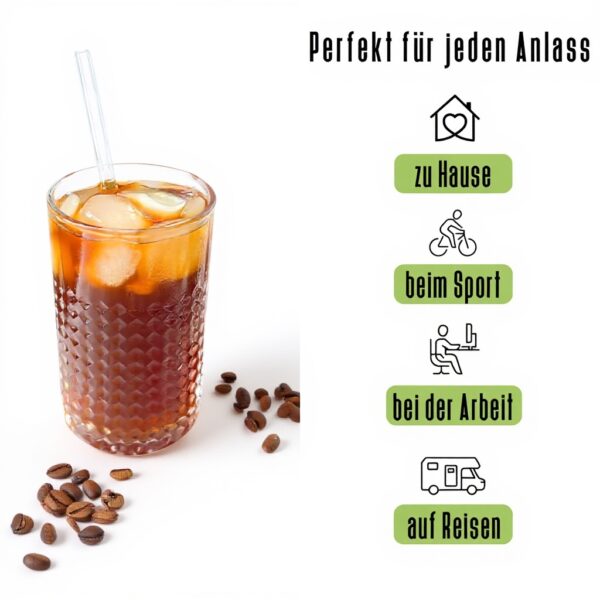 INSTICK Zuckerfreies Instant-Getränkepulver Eiskaffee Vegan