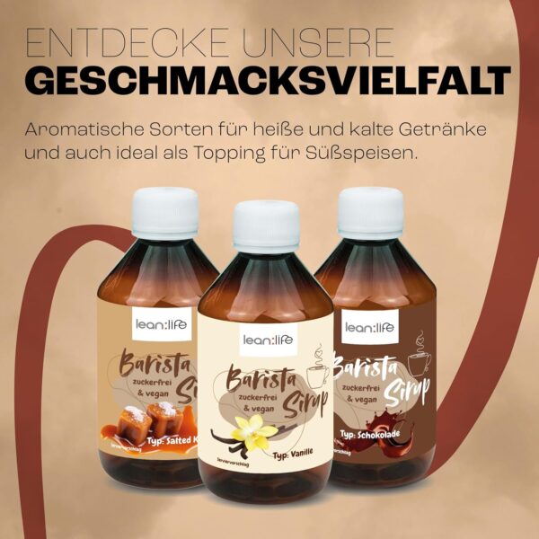 Lean:Life Barista Sirup zuckerfrei Christmas Mix Kaffeesirup-5