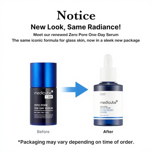 Medicube Poren Serum AHA BHA PHA Niacinamid Nachtpflege