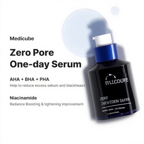 Medicube Poren Serum AHA BHA PHA Niacinamid Nachtpflege