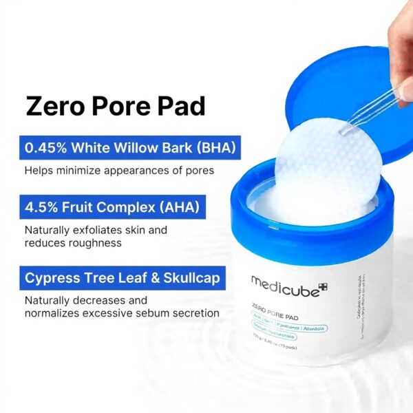 MEDICUBE Zero Pore Pad 2.0 Reinigungspads Hautpflege
