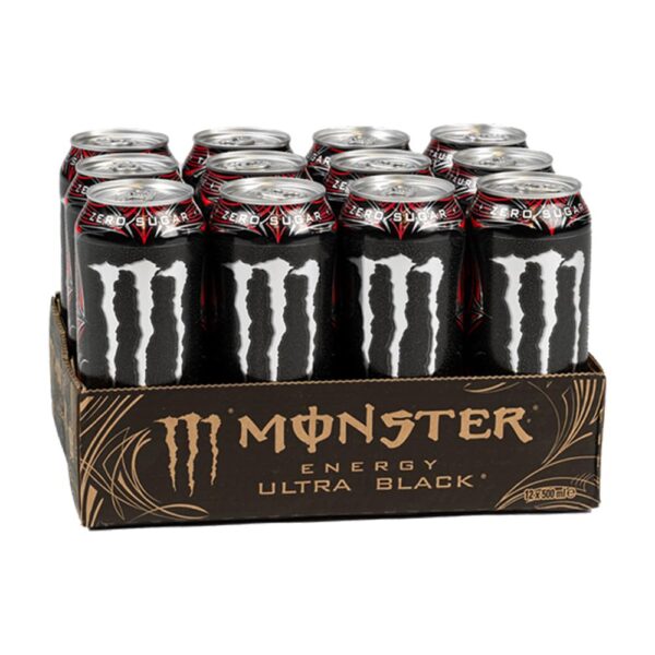 Monster Energy Ultra Black Zero Zucker Energy Drink 12er-0