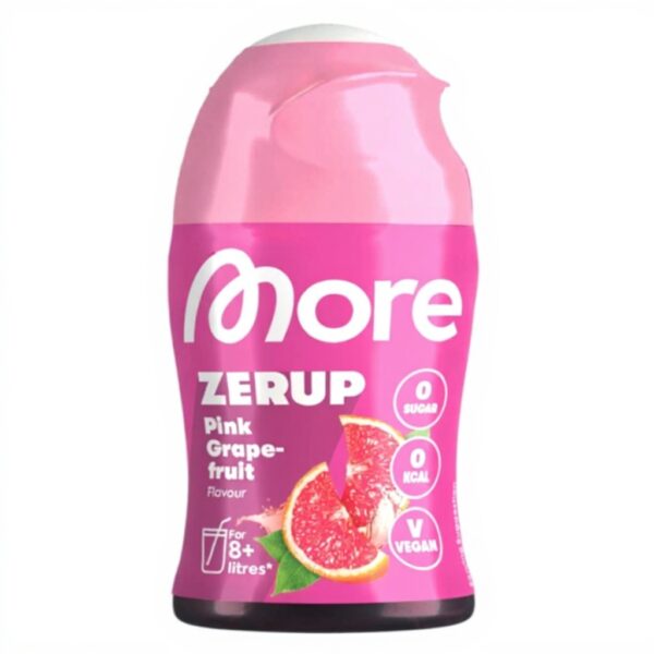 MORE Zerup Sirup zuckerfrei Pink Grapefruit 65 ml
