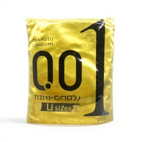 Okamoto Kondome Zero One L 0,01mm 3 Stück Safer Sex
