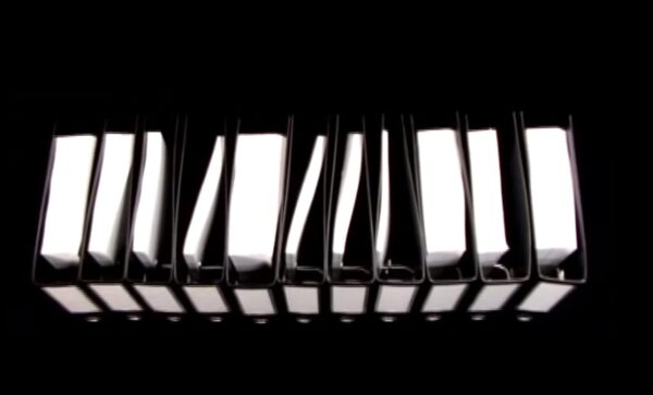 PLUS Japan Zero Max Platzsparordner Blau 10er Pack A4-1