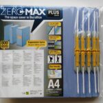 PLUS Japan Zero Max Platzsparordner Blau 10er Pack A4-0