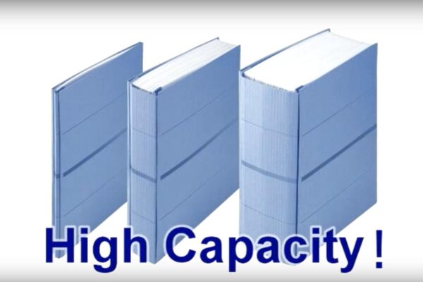 PLUS Japan Zero Max Platzsparordner Blau 10er Pack A4-4