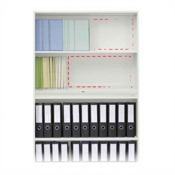 PLUS Japan Zero Max Platzsparordner Grau 10er Pack A4