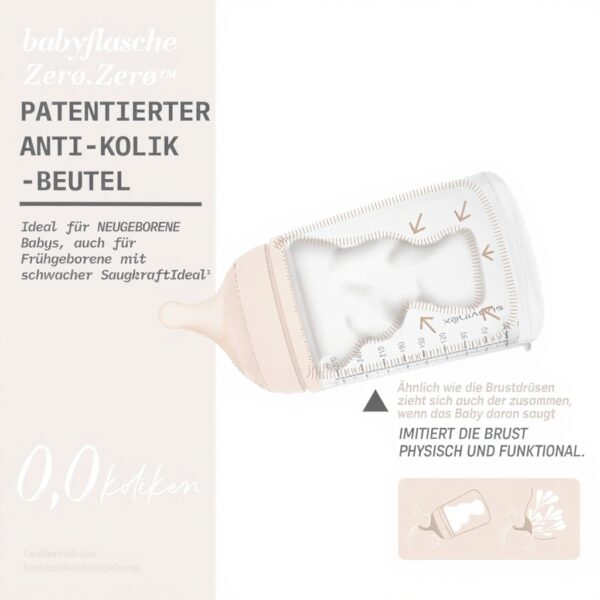 Suavinex Anti-Kolik Babyflasche Silikon langsam Durchfluss
