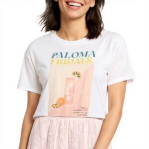 Wildfox Damen T-Shirt Jamie Grafik Opulenter Garten