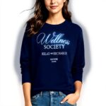 Wildfox Damen Sweatshirt Keely Raglan Wellness Society
