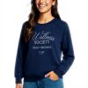 Wildfox Damen Sweatshirt Keely Raglan Wellness Society