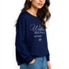 Wildfox Damen Sweatshirt Keely Raglan Wellness Society