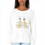Wildfox Damen Sommers Sweatshirt Baumwoll-Frottee
