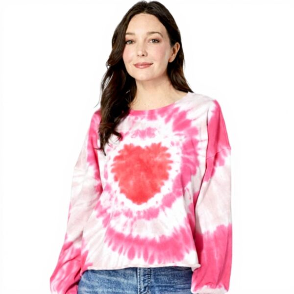 Wildfox Sweatshirt Heartfelt Emotion Batik Relaxed Fit
