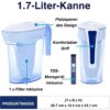 ZeroWater Filterkanne 5-stufig 1,7 L Blei Reduktion