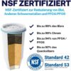 ZeroWater Filterkanne 5-stufig 1,7 L Blei Reduktion