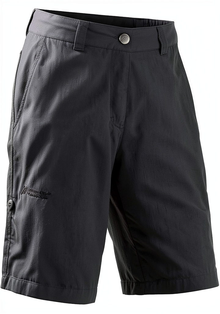 Maier Sports Wanderhose Nidda in Graphite auf Wanderweg