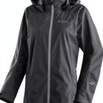 Maier Sports Regenjacke Damen Blau wasserdicht atmungsaktiv-0