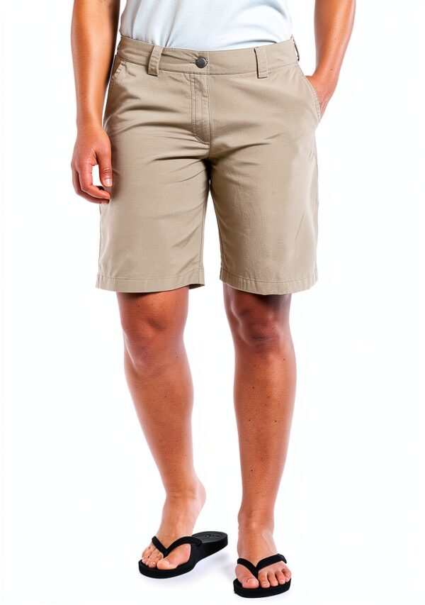 Maier Sports Nidda Outdoor Shorts Damen Graphite Feather-1