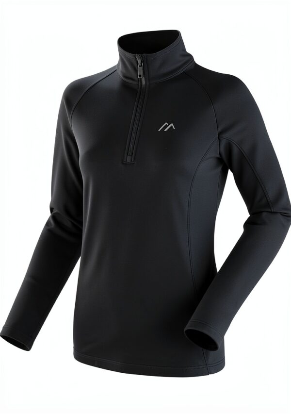Maier Sports Fleecejacke Damen leicht atmungsaktiv Micromesh-0