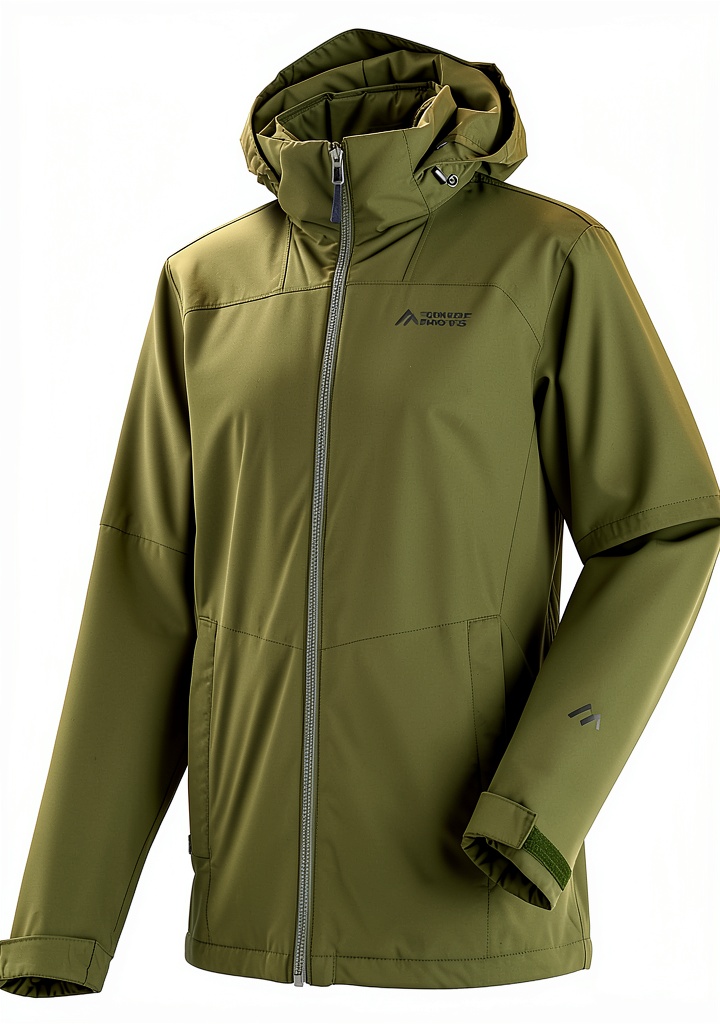 Maier Sports Ski-Jacke in Military Green auf Skifahrer