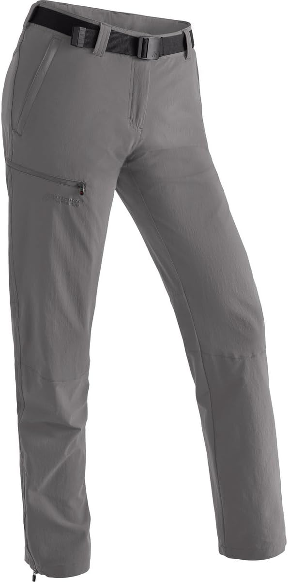 Maier Sports Wanderhose in Graphite auf einer Wanderung