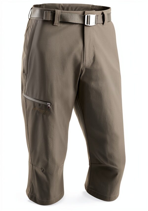 Maier Sports Wanderhose atmungsaktiv elastisch Herren Braun-0
