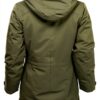 Maier Sports Damen Outdoor Mantel wasserdicht wattiert Grün-1