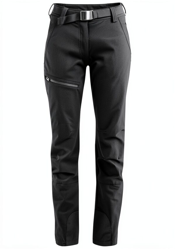 Maier Sports Outdoor Hose Damen Stretch Atmungsaktiv Schwarz-0