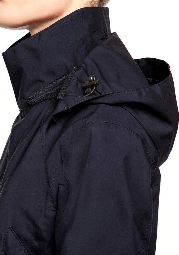 Maier Sports Regenjacke Damen Blau wasserdicht atmungsaktiv-3