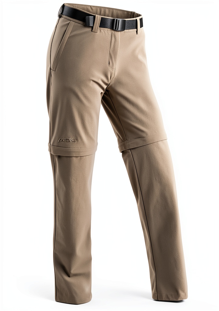 Maier Sports Nata Outdoor Damenhose im Einsatz bei Regen im Wald