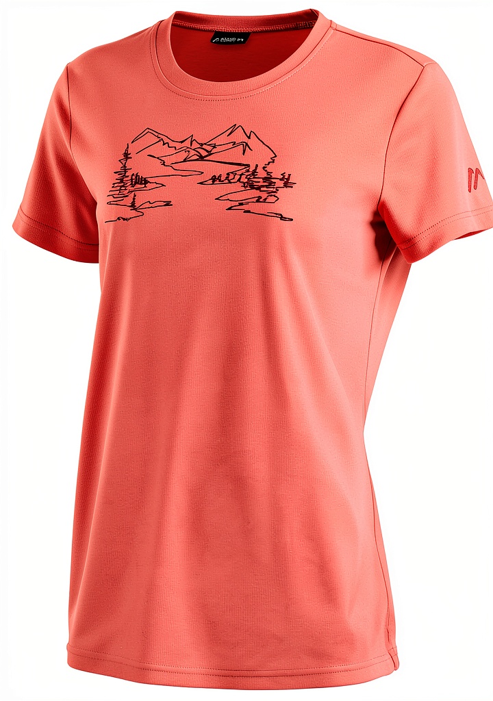 Damen T-Shirt von Maier Sports in Rose Parade Farbe