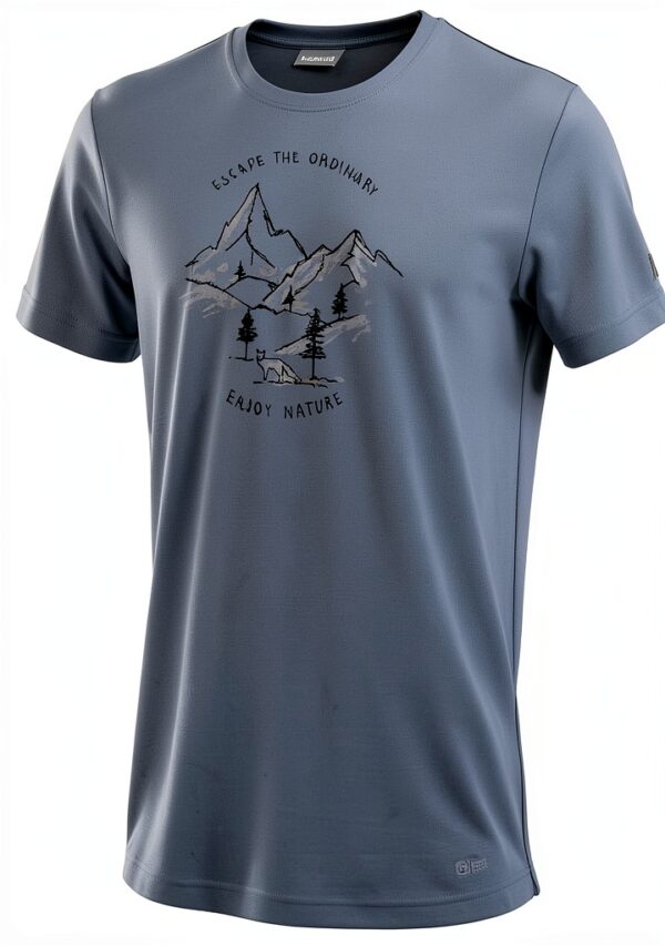 Maier Sports Herren T-Shirt Pique-Struktur dryprotec-0