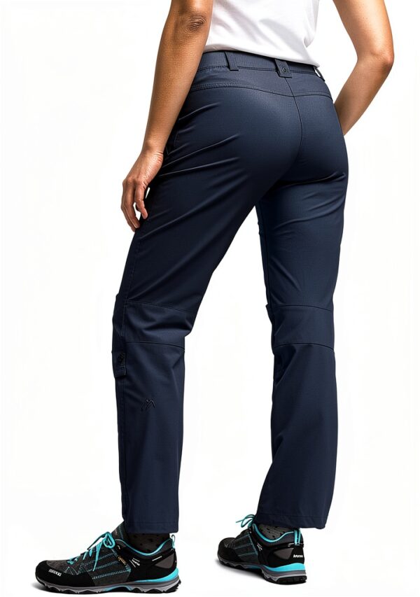 Maier Sports Wanderhose Damen elastisch wasserabweisend Blau-6