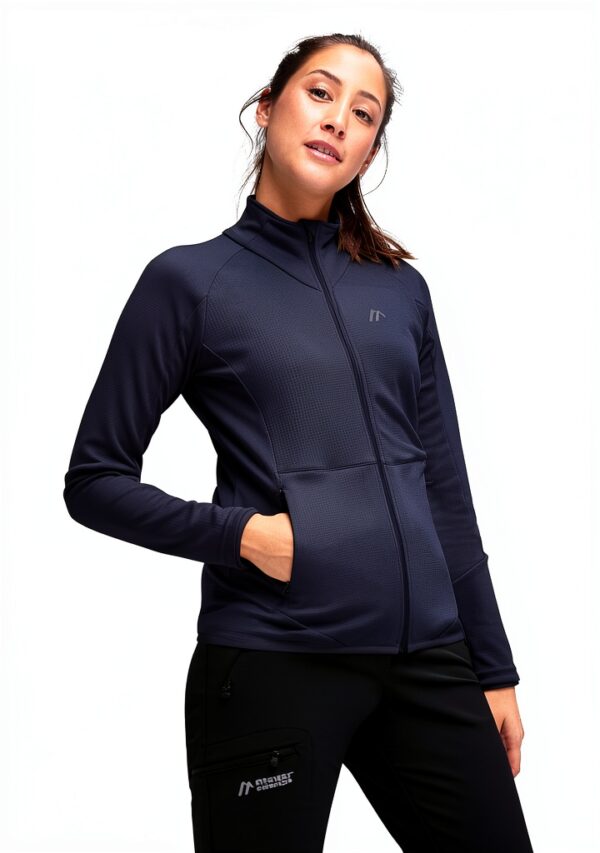 Maier Sports Fleecejacke Damen Dryprotec recyceltes Material-4