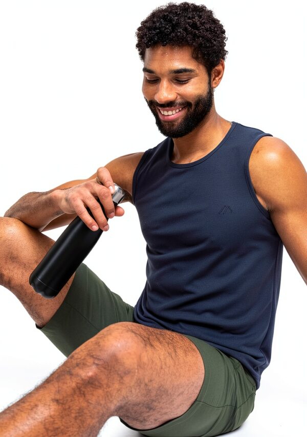 Maier Sports Herren Tops Activewear Funktionsshirt Graphite-2