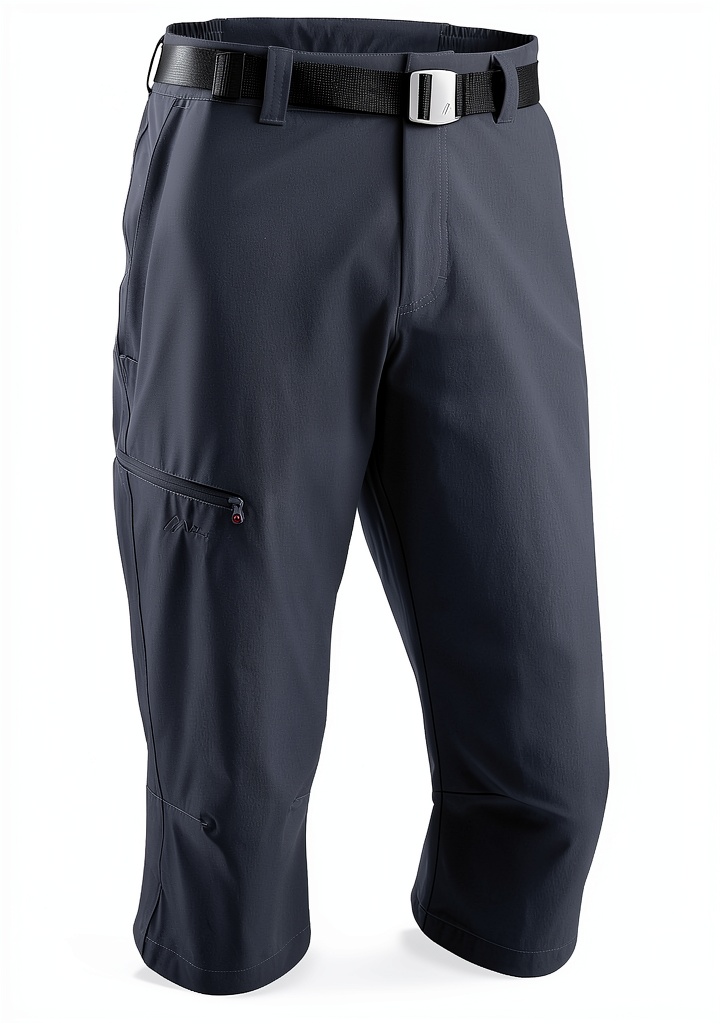 Maier Sports Jennisei Wanderhose in Grau bei einer Wanderung