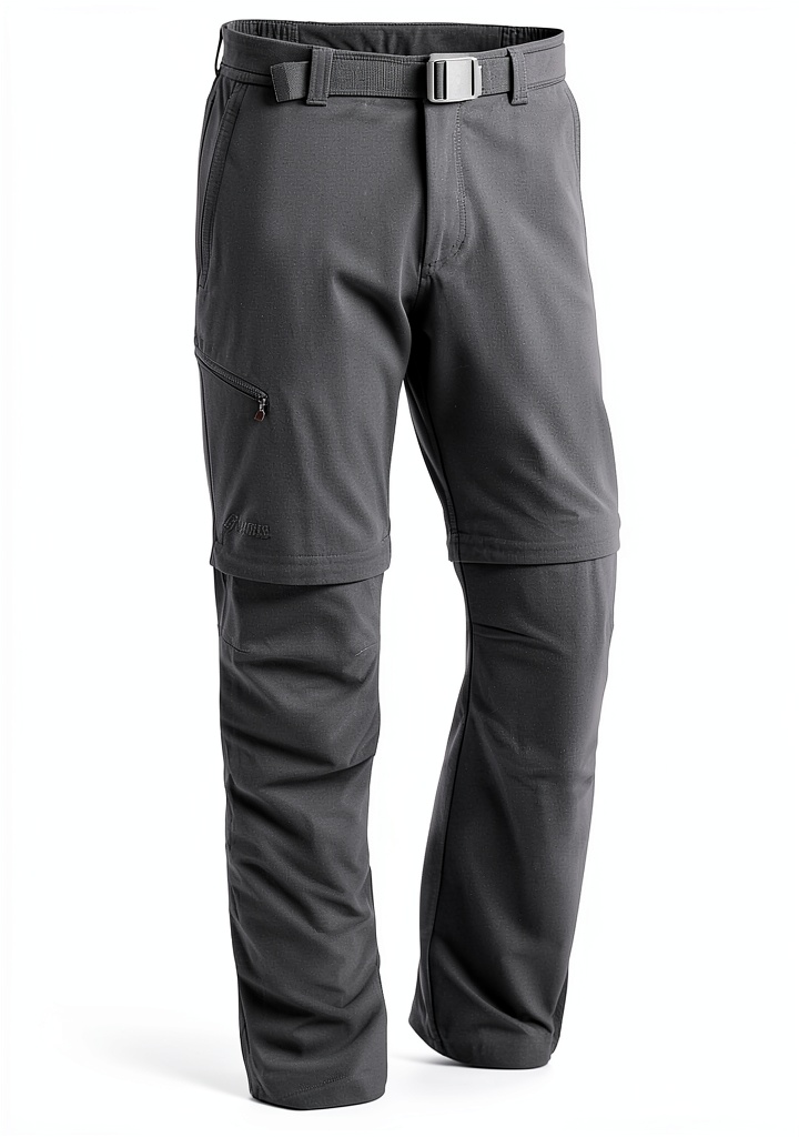 Maier Sports Tajo 2 Wanderhose in Braun auf Wanderweg