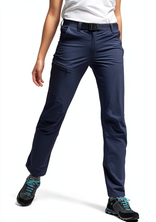 Maier Sports Wanderhose Damen elastisch wasserabweisend Blau-5