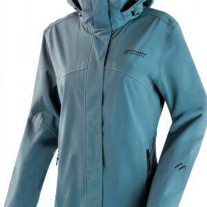 Maier Sports Regenjacke wasserdicht atmungsaktiv Damen-0