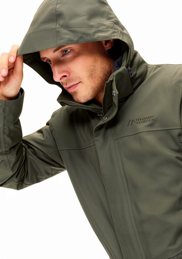 Maier Sports Herren Regenjacke wasserdicht atmungsaktiv 3in1-1