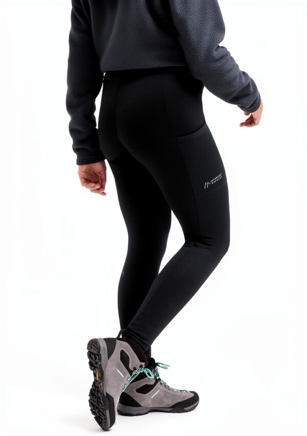 Maier Sports Skihose Damen Schwarz recyceltes Polyester-4