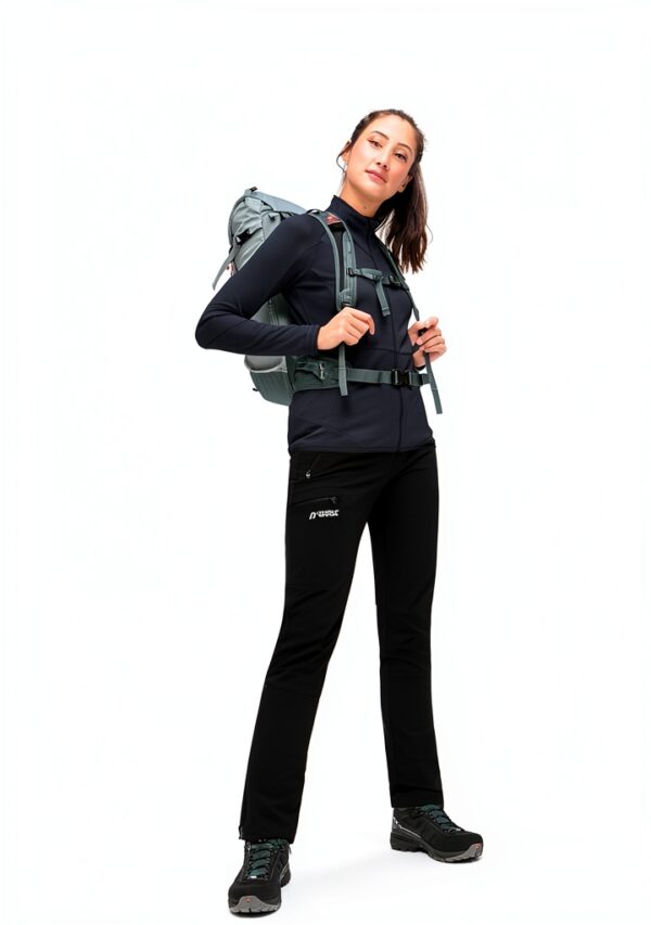 Maier Sports Fleecejacke Damen Dryprotec recyceltes Material-2